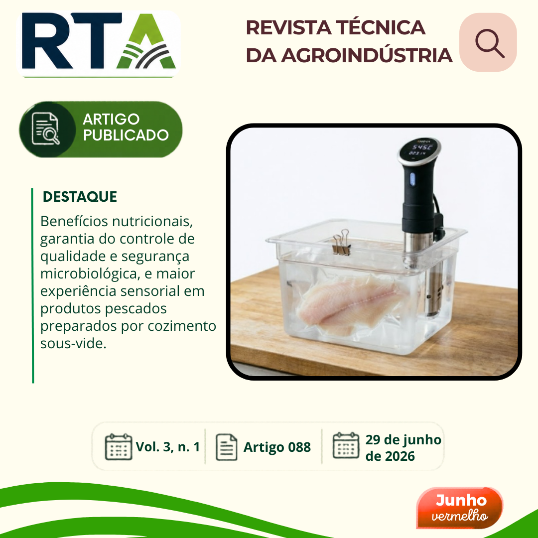 APLICAÇÃO DA TECNOLOGIA SOUS-VIDE NO PROCESSAMENTO DE PESCADOS: BENEFÍCIOS E POTENCIAL INDUSTRIAL